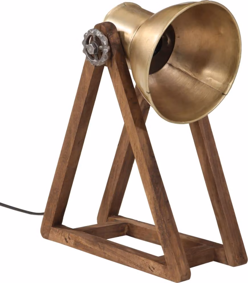 vidaXL Lampada da tavolo 25 W ottone antico 30x17x40 cm E27