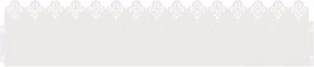 Bordure per prato 30 pz Bianco 103 x 0,05 x 22 cm Acciaio CFW7485806