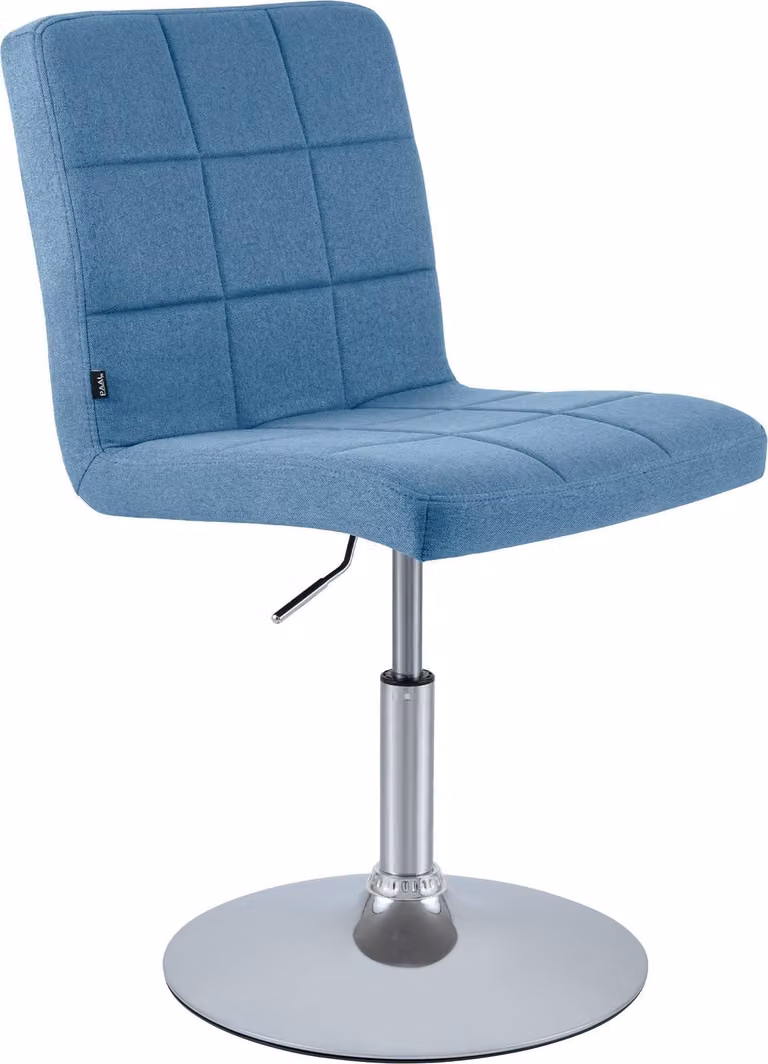 Sedia Ricky Poltrona in tessuto CLP Colore: Blu