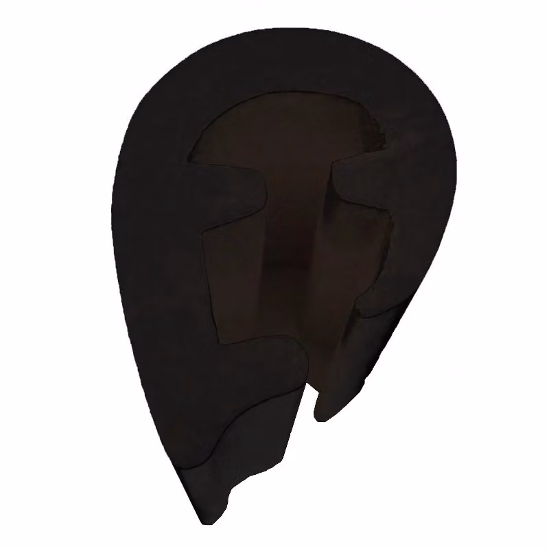Profilo L35 Tessilmare Nero in Plastica