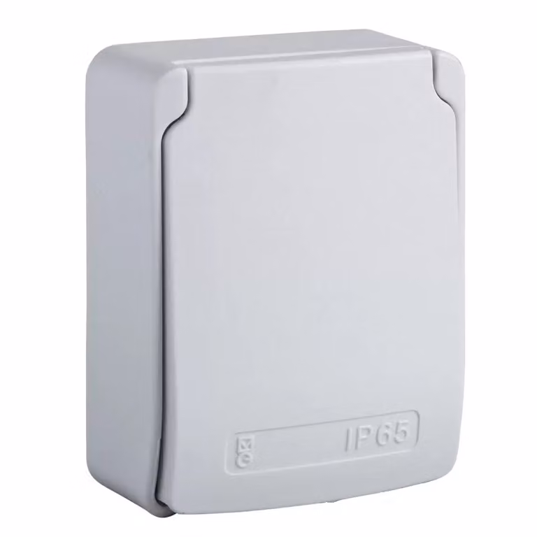 Prese da incasso Schneider Electric, grigio, 2 poli + terra, 10/16 A, 250 V, standard inglese, IP65 81144