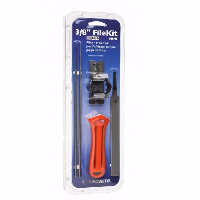 Husqvarna H35 e H36 Set di lime mini da 3/8" e 4,0 mm per motoseghe, affila catena