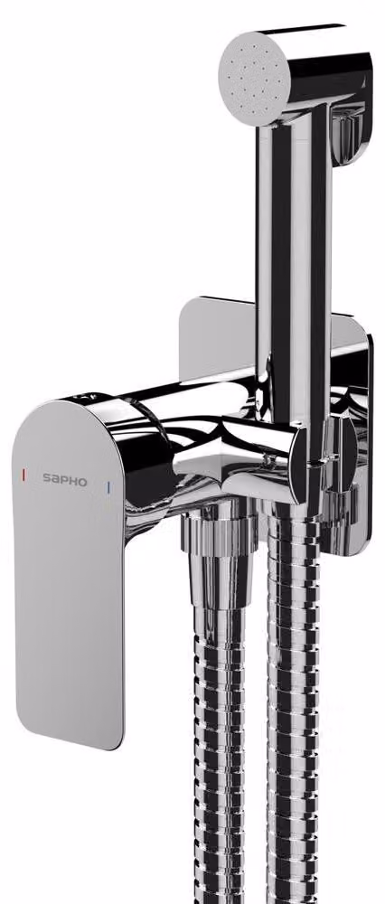 Miscelatore da incasso per bidet PAX con arresto per doccetta, cromo