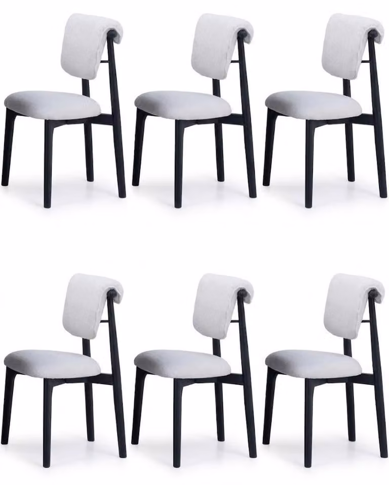 6 moderne sedie da pranzo, dal design elegante e senza tempo