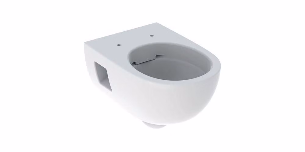 Geberit WC sospeso RENOVA Rimfree, design semichiuso bianco