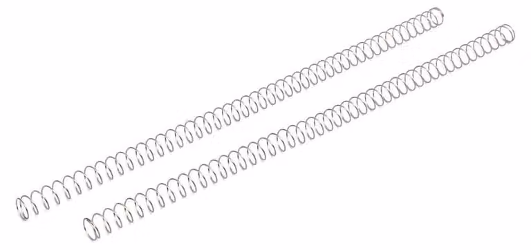 Molle a compression, dimensioni 0,8x12x305 mm, acciaio inossidabile 304, colore argento, confezione da 2 pezzi