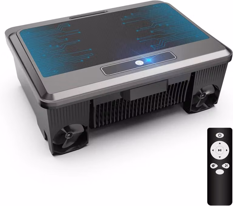 Robot aspirapolvere per piscine Y90 - Aspirapolvere solare per piscine - Batteria da 5100 mAh, autonomia fino a 6 ore - Ricarica duale: solare e tramite cavo - Skimmer per la superficie - Telecomando - Cesto filtro da 5,5 litri