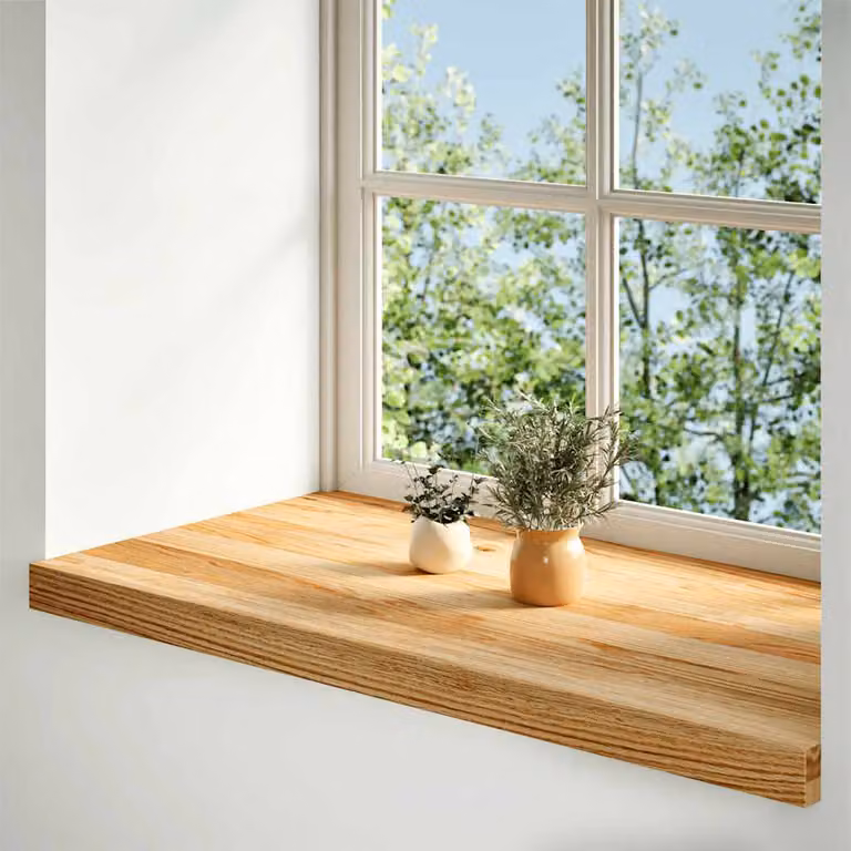 vidaXL Davanzali 2 pz Marrone Chiaro 90x40x2 cm Legno Massello Rovere