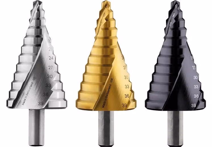 Punta a gradini HSS-TiN, 6 - 39 mm, 10 mm, 93,5 mm, 12 gradini