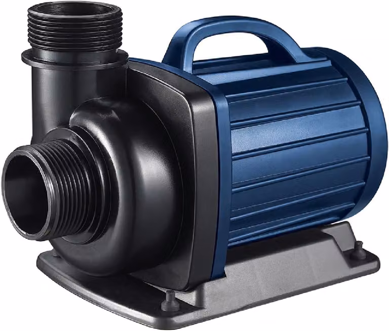 Pompa per laghetto a bassa tensione - Pompa per laghetto da 12 Volt - Pompa di circolazione dell'acqua - 85 Watt con protezione contro il funzionamento a secco