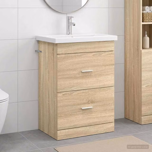 Set di mobili per il bagno Rovere Sonoma 61 x 40 x 84,5 cm 3404368
