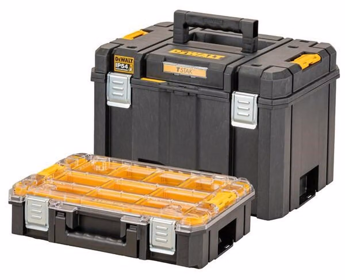 Dewalt IP54 TSTAK - Scatola profonda e organizzatore