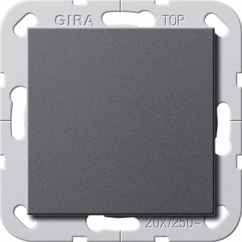 Gira 283628 Interruttore a bilanciere Off 20 A System 55 Antracite