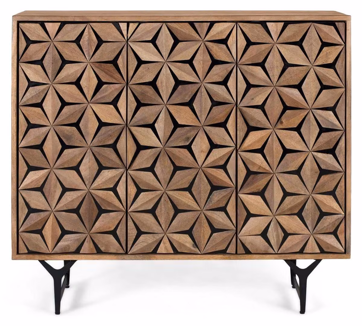 Sideboard aus Mysore-Mangoholz, 90 cm x 100 cm x 40 cm Giner y Colomer