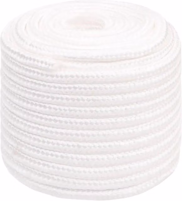 Corda | Fune per barca Completamente Bianca 16 mm 250 m in Polipropilene