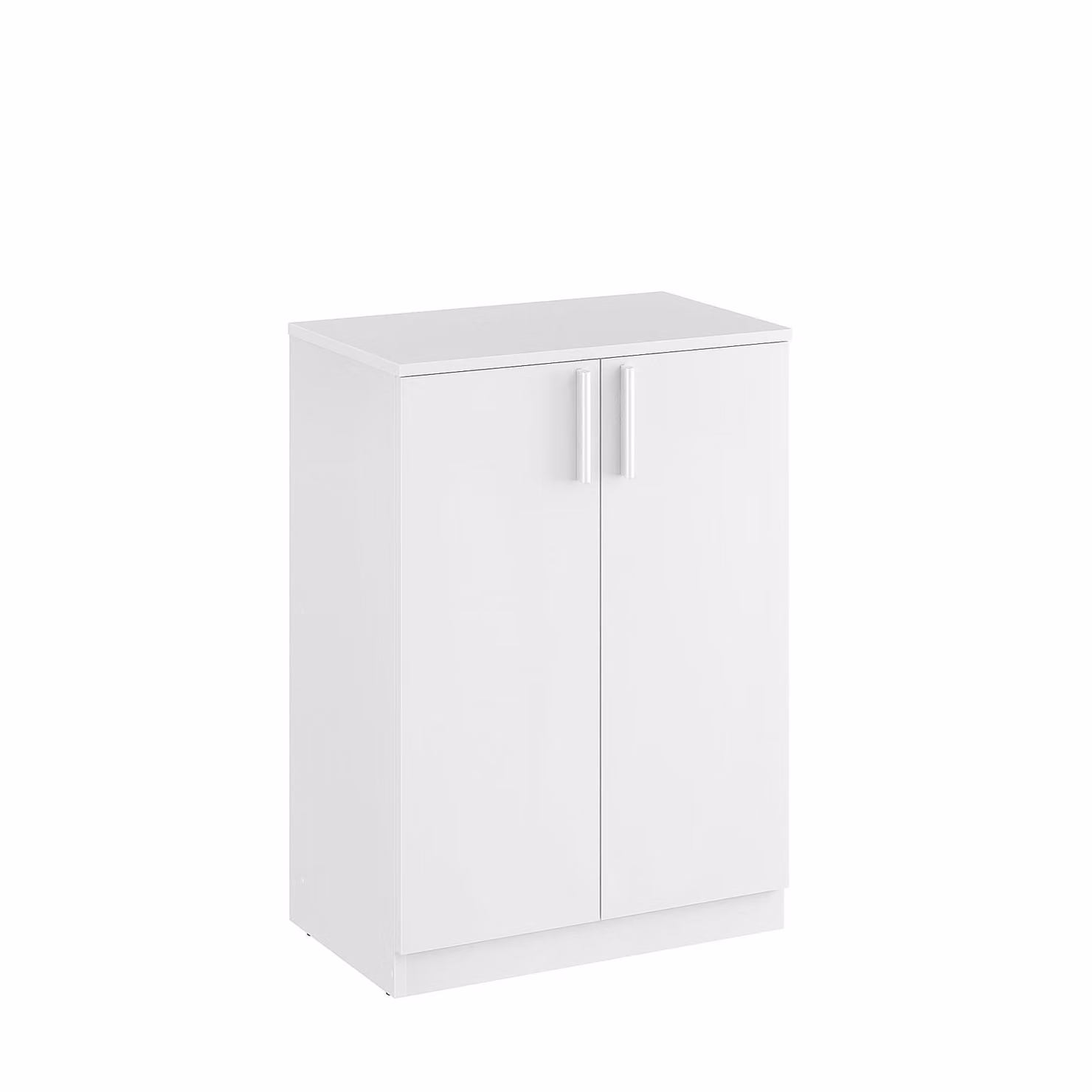 Comodà KOMTO bianca a 2 ante - Mobile da ingresso o soggiorno | Credenza stretta CABI 60 x 84 x 37 cm (LxAxP)