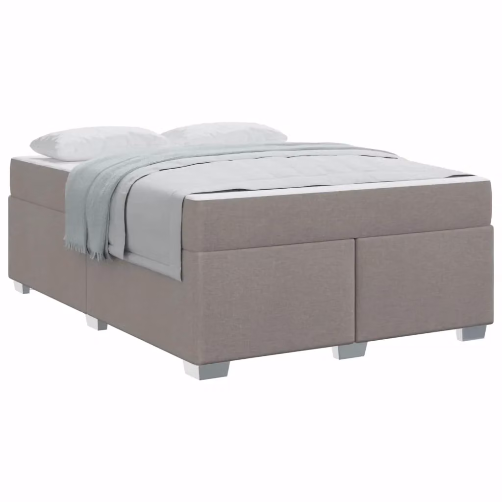 Struttura letto moderno Talpa vidaXL in tessuto beige o grigio L/P/H: 200 x 160 x 66 cm – 2