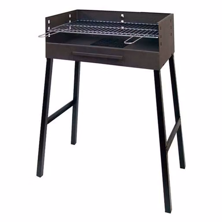 Imex El Zorro 71404 - Barbecue con griglia, in ferro, 93 x 68 x 40 cm, nero