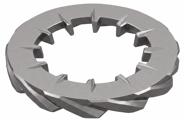 DIN 6798 Rondelle di sicurezza dentate in acciaio per molle I 10,5 K 1000 pz
