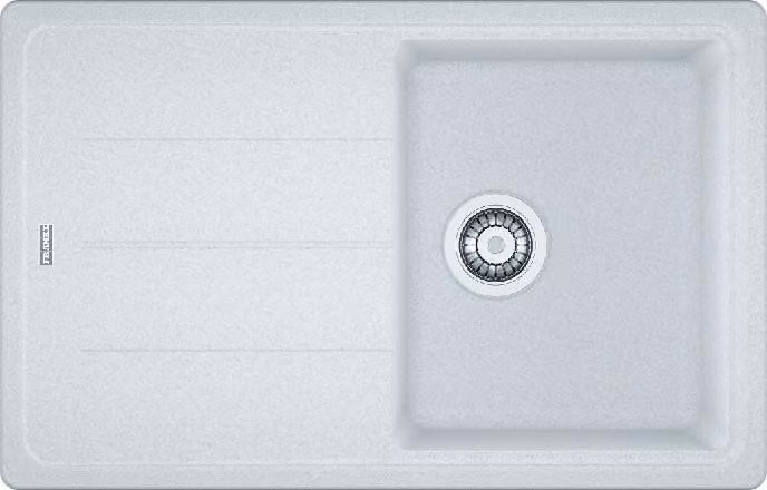 Franke Basis - Lavello Fragranite BFG 611-78, 780x500 mm, luce bianca 114.0285.168