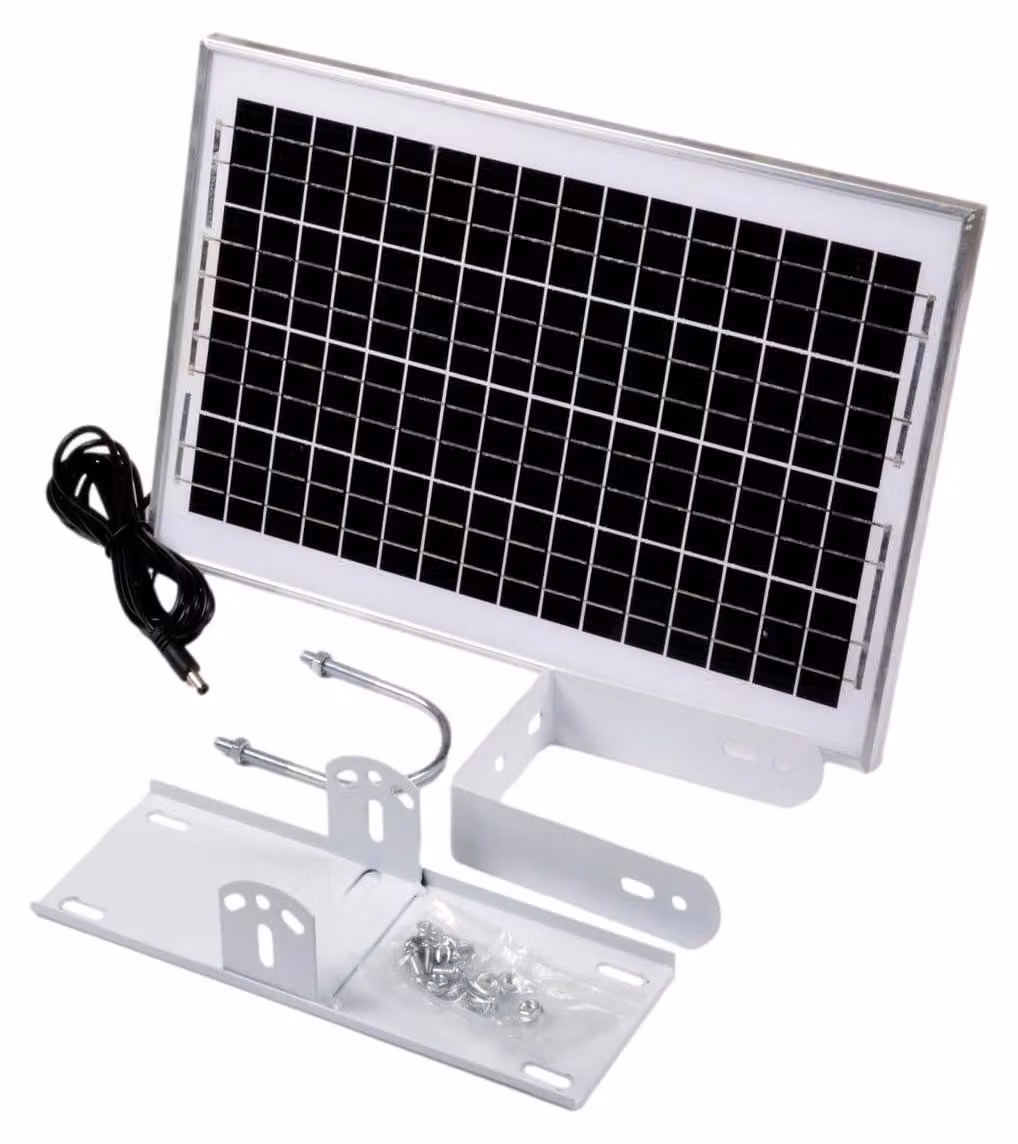 Pannello solare monocristallino da 10 W, 24 V, 36 V, con connettore DC5521, dimensioni 234x349x16 mm