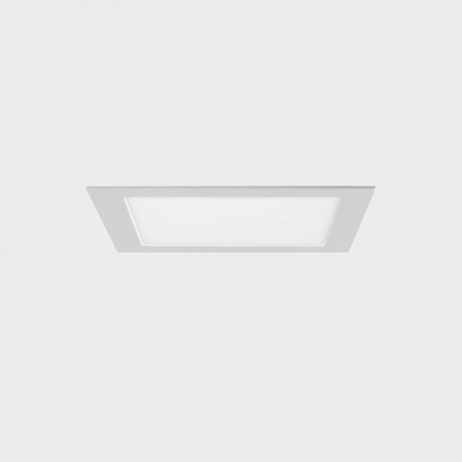 KOHL LIGHTING KOHL-Lighting DISC SQ apparecchio da incasso con cornice 172X172 mm bianco 12 W CRI 80 3000K PUSH
