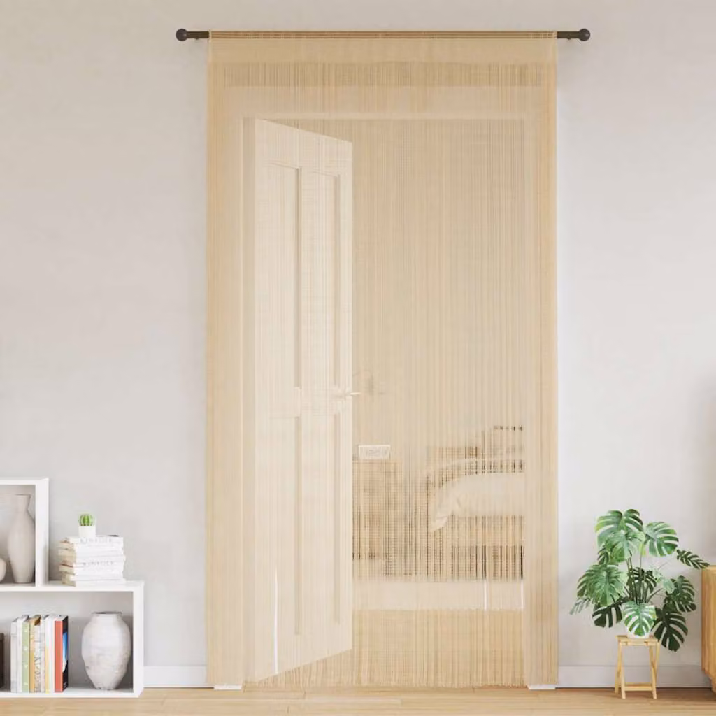 vidaXL 2 Pz Tende a Fili 100x250 cm Beige