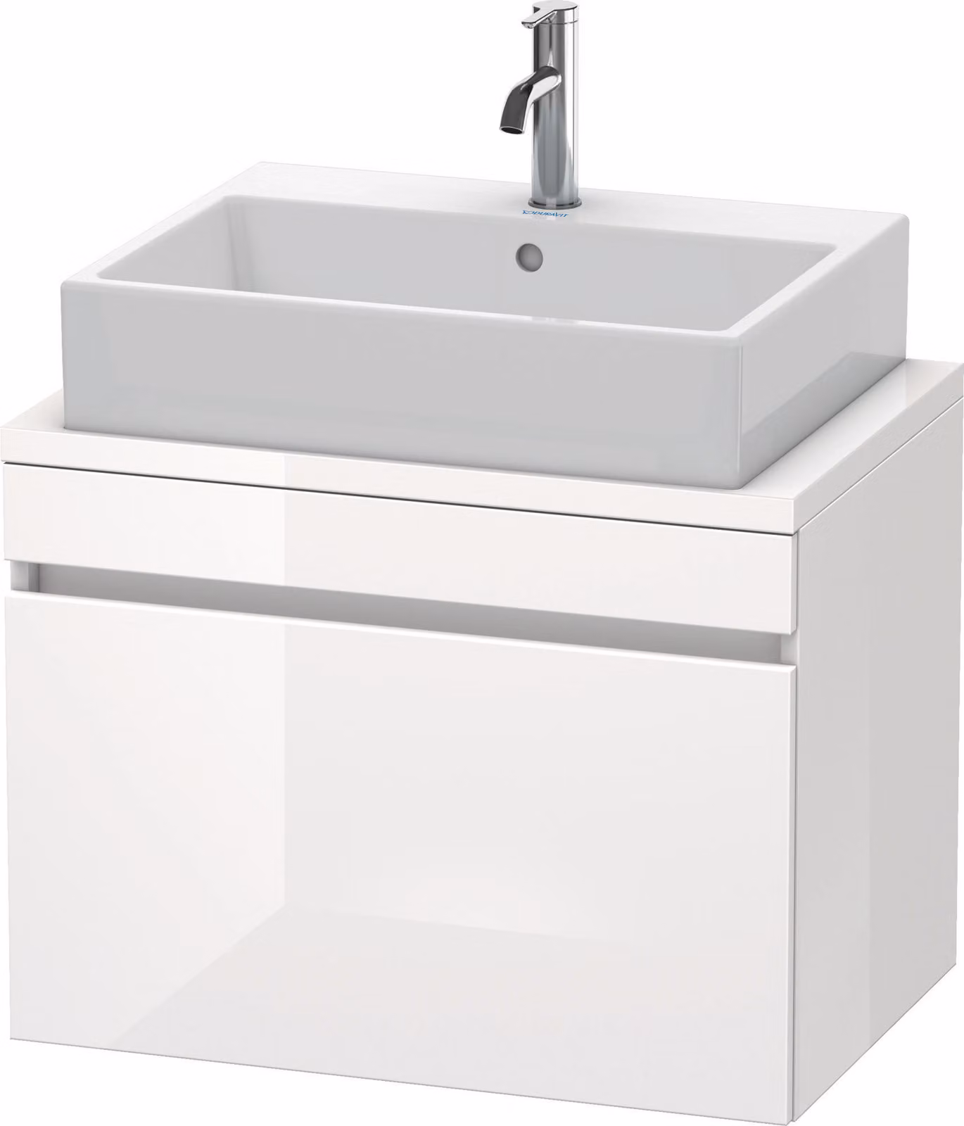 Duravit DuraStyle meuble sous-lavabo pour console compacte, 1 tiroir, 700mm, DS530102222, DS530102222