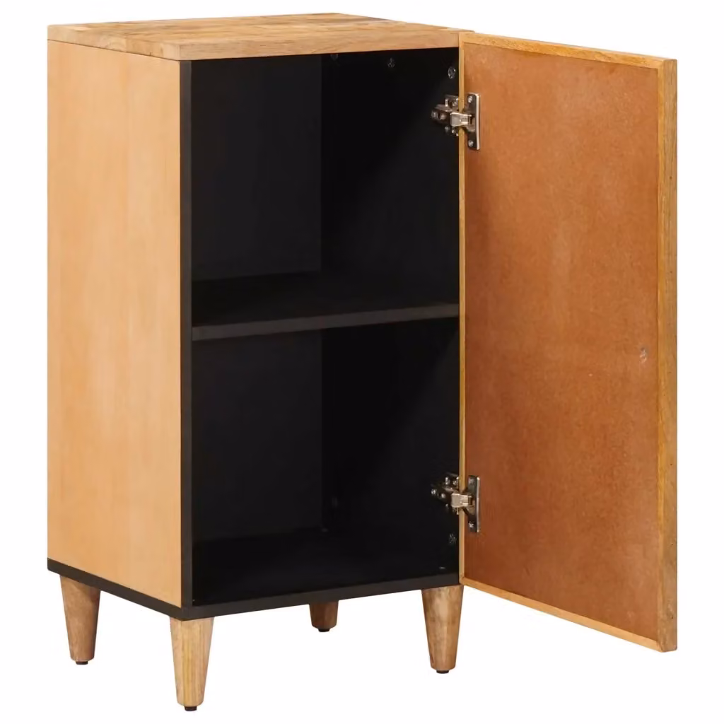 Armadio da stoccaggio moderno vidaXL in legno di mango marrone L: 40 cm, P: 33,5 cm, H: 75 cm – 2
