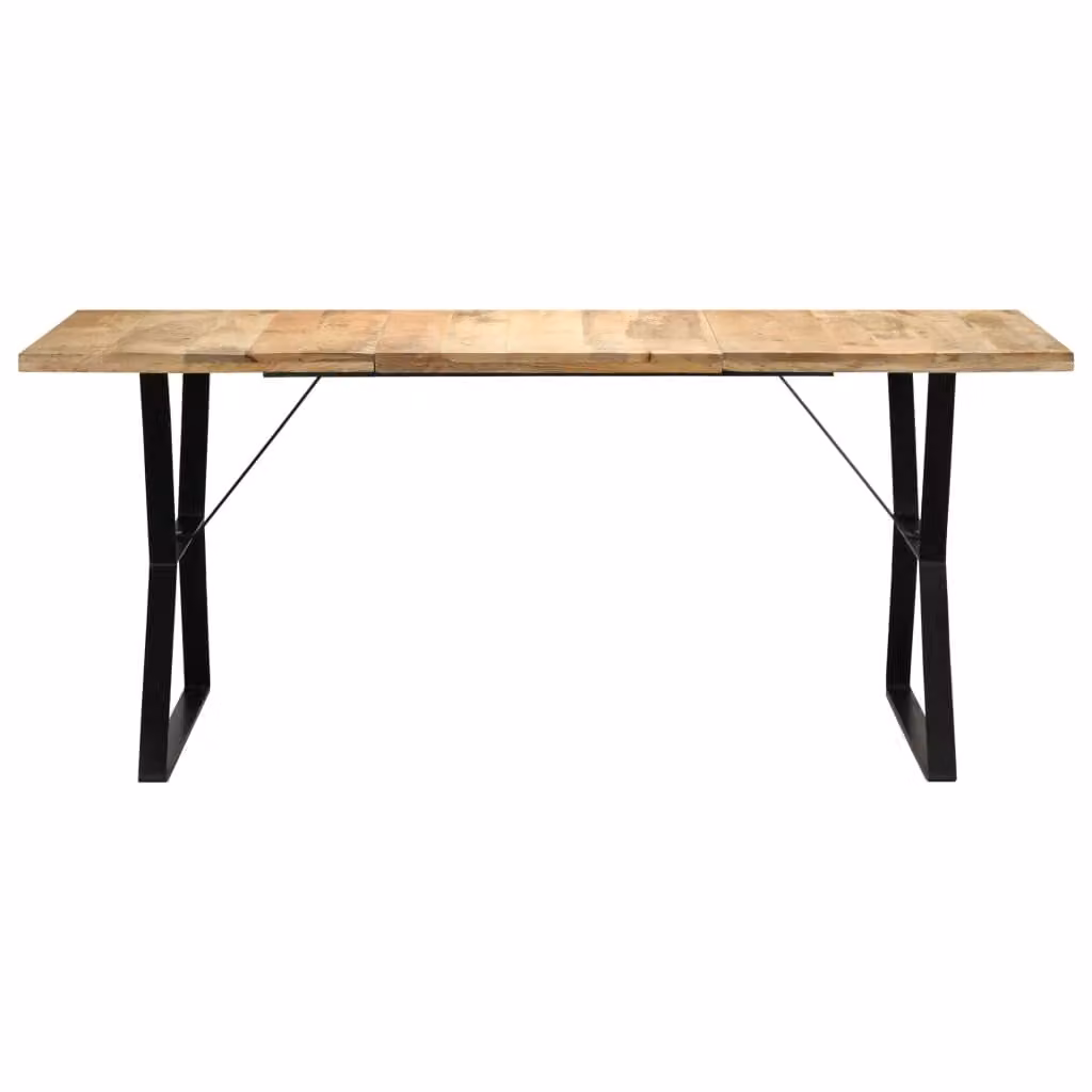 Tavolo da Pranzo 180x90x76 cm in Legno Massello di Mango