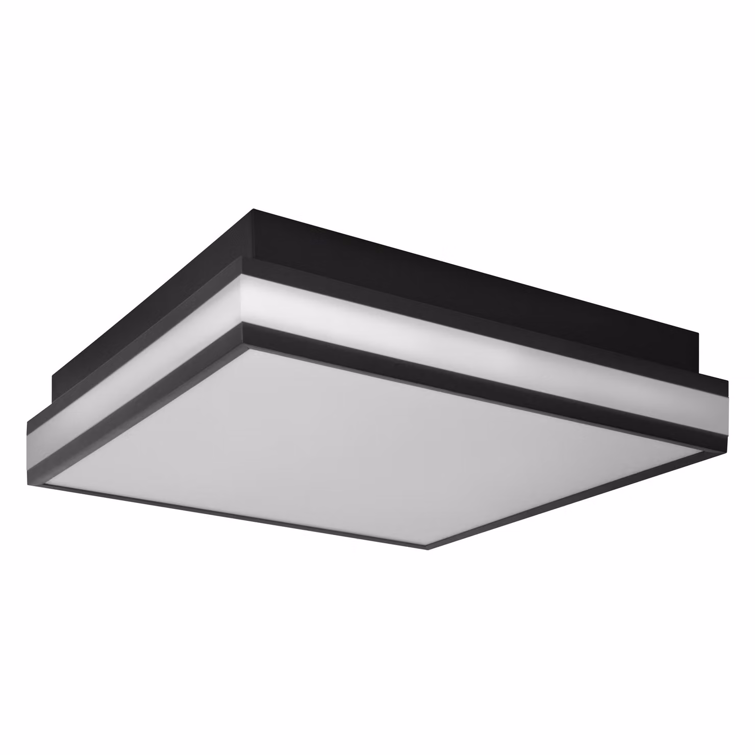 LEDVANCE ORBIS MAGNET SMART+ Wi-Fi 30x30cm, plafoniera LED dimmerabile per interni, 26W, temperatura colore 3000 - 6500K, 2500 lumen, lampada di design con innovativa montatura magnetica, nero