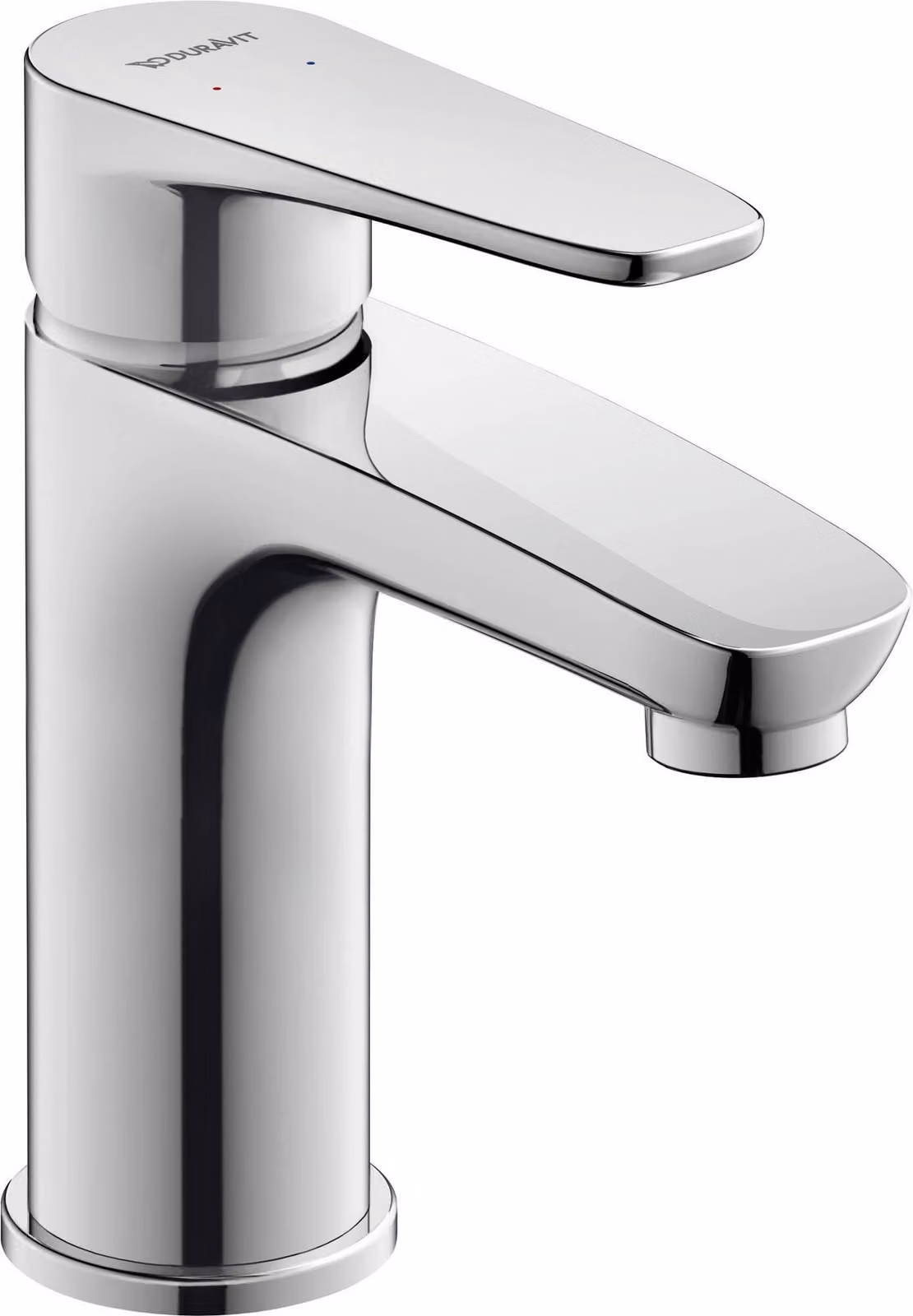 Miscelatore per lavabo, modello S, altezza del beccuccio 96 mm, finitura cromata, con cartuccia in Vetroceramica