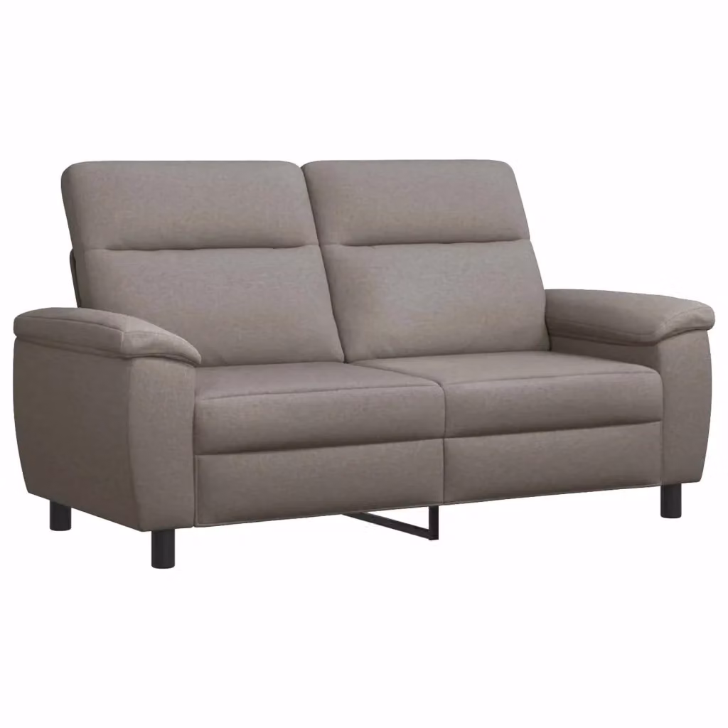 Divano moderno vidaXL in tessuto beige e grigio con struttura in metallo L: 178 cm, P: 90 cm, H: 95 cm – 2
