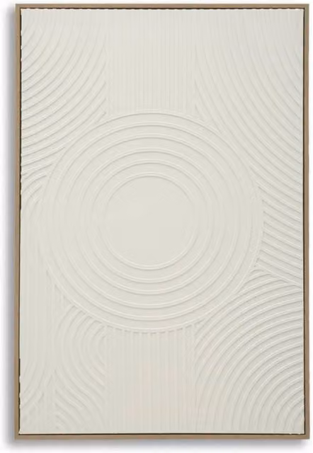 Dipinto astratto su tela Semplicity A di Vikasa Home, multicolore con cornice, L: 120 cm, H: 80 cm