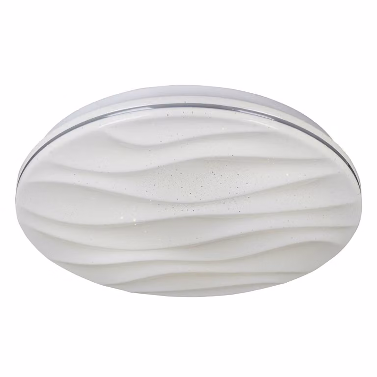 Näve Plafoniera smart Austin, dimmerabile, Bianco / Opale, Soggiorno / Sala da pranzo, Plastica, Moderno