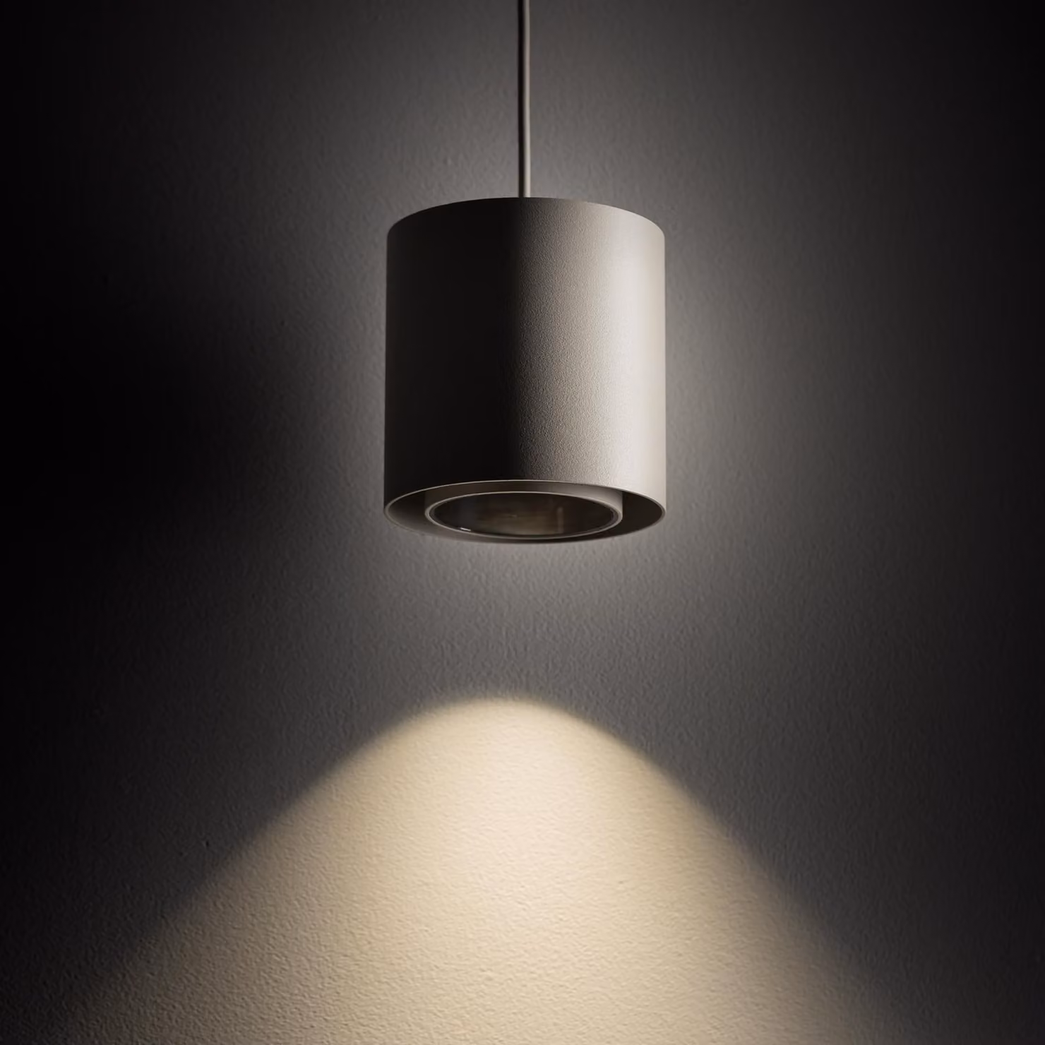 Lampada a sospensione Nowodvorski Point 1 GU10, grigio seta
