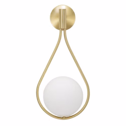 Plafoniere LAMPADA DA MURO GLAMY DROP CM 24x20x52 Mauro Ferretti