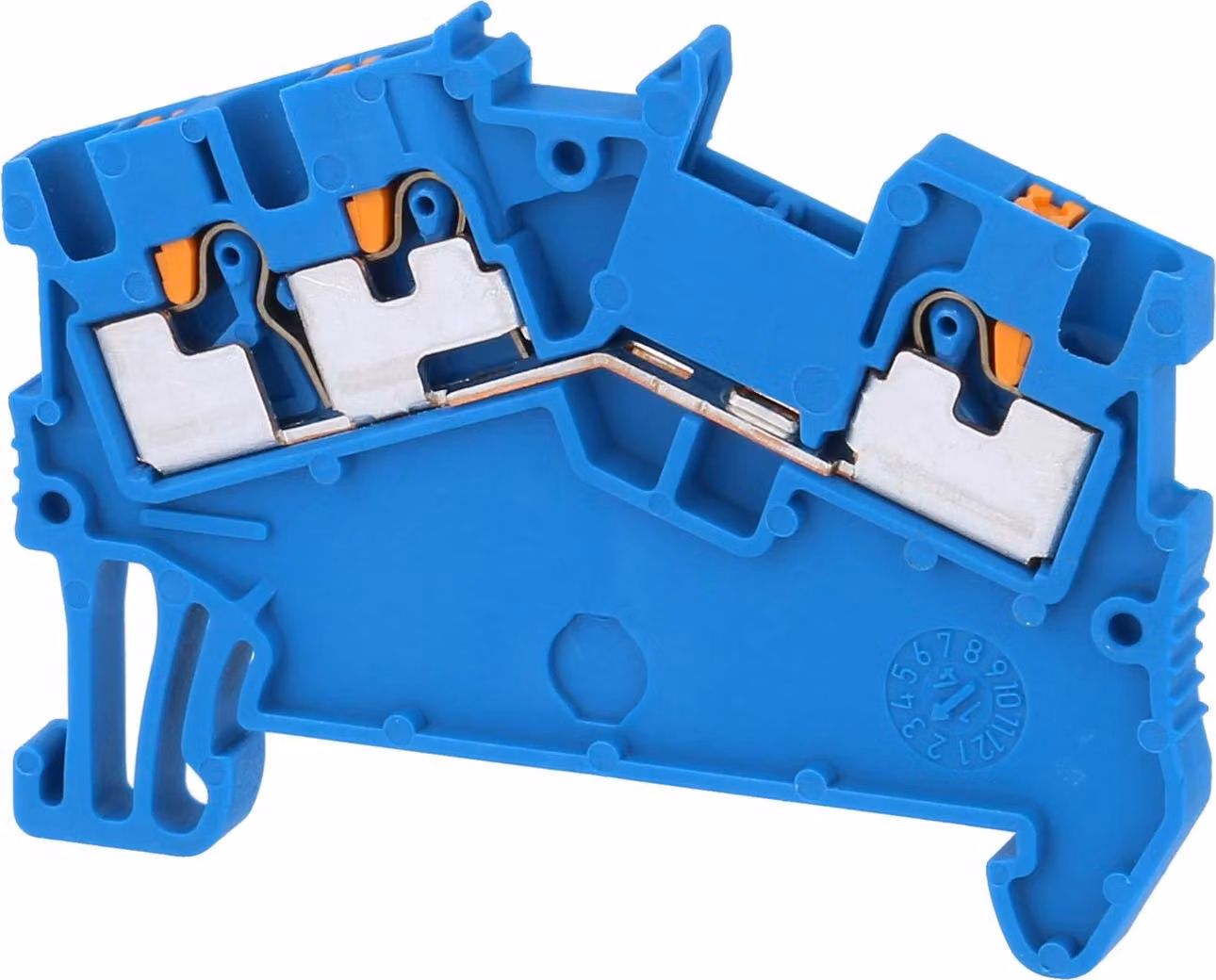 Phoenix Contact Morsetto passante PTS 1,5/S-TWIN BU Connessione push-in Tensione nominale 500 V - 1 pezzo