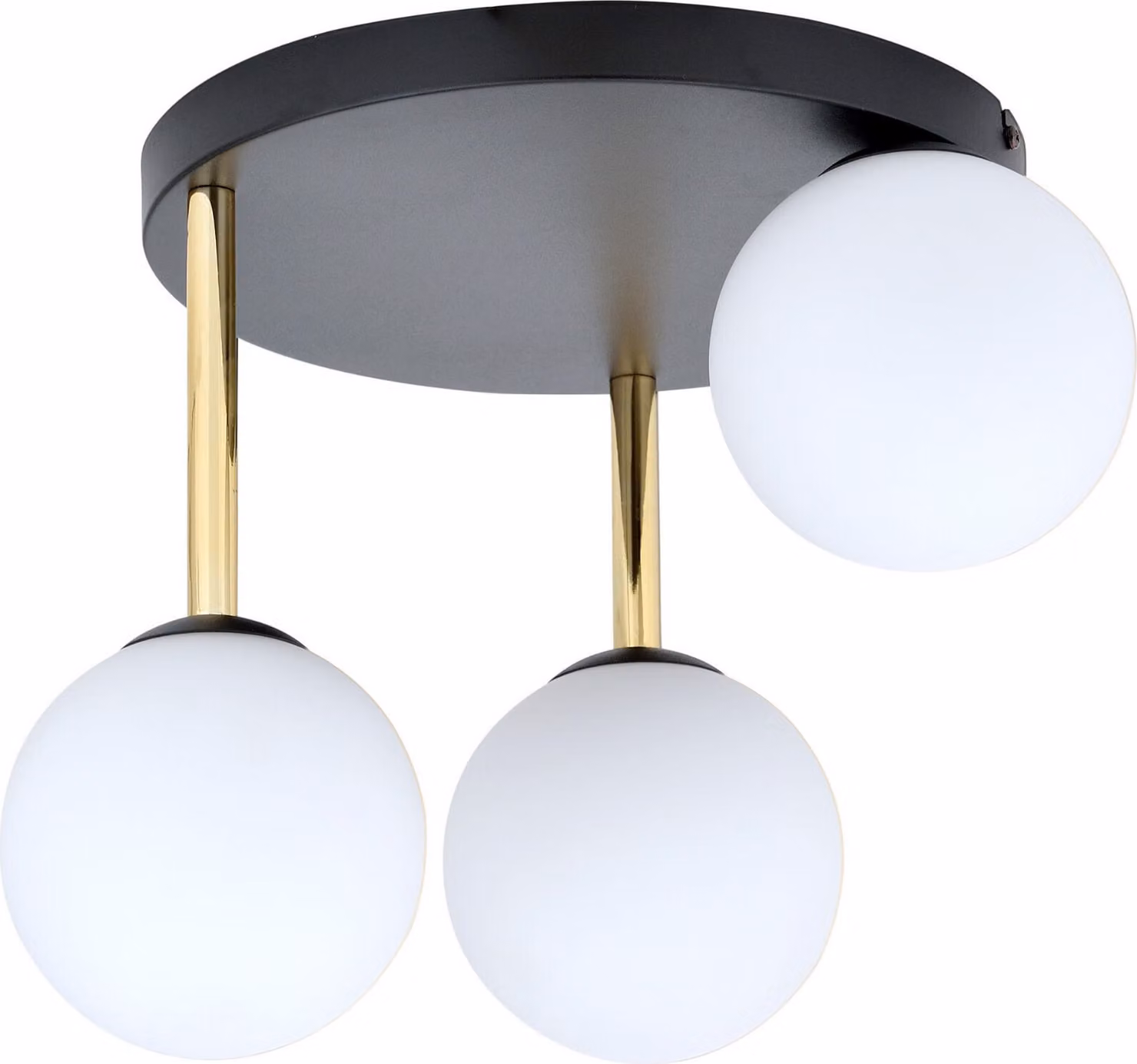Lampada da soffitto Emibig 3xE14 10W DOLCE con 3 paralumi bianchi 1260/3