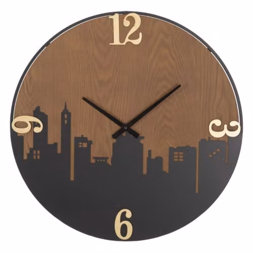 Orologi OROLOGIO DA MURO CITY CM Ø 60X2 Mauro Ferretti