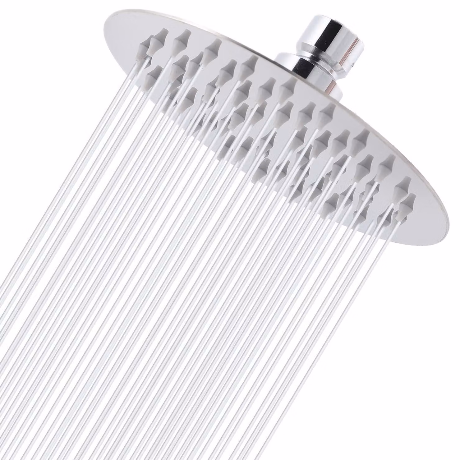 Doccia a pioggia da 15 cm, acciaio inossidabile 304, alta pressione, rotonda, finitura cromata, montaggio a parete o a soffitto