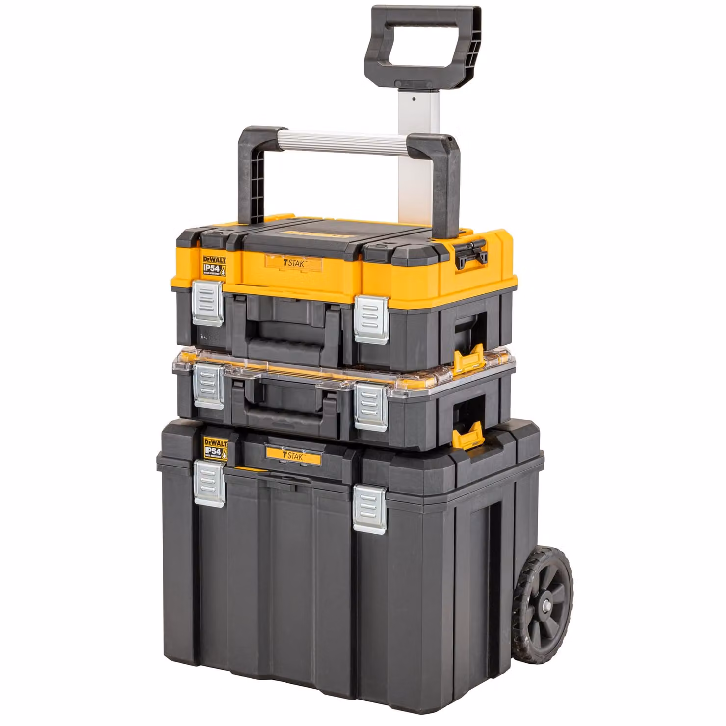 Tstak 2.0 Set mobile di 3 cassette portautensili e organizer, Dewalt Dwst83411-1