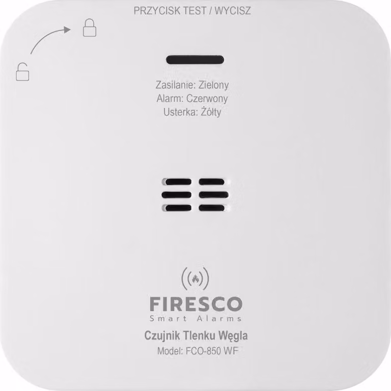 Rivelatore di monossido di carbonio FCO-850 WF con funzione di comunicazione