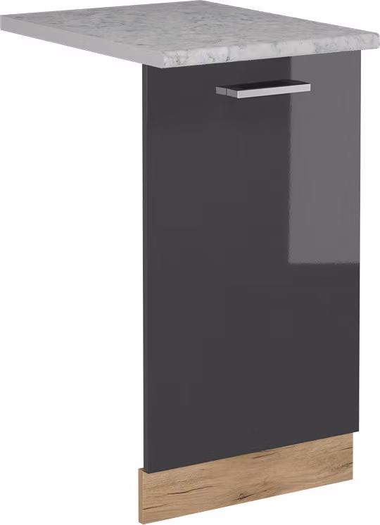 Pannello frontale della lavastoviglie Vicco R-Line Antracite lucido 45 cm , PL Marmo, Model 54930