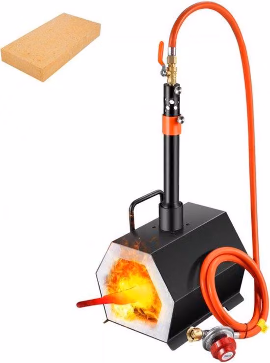 Forno a gas propano da 1427 °C con set di utensili