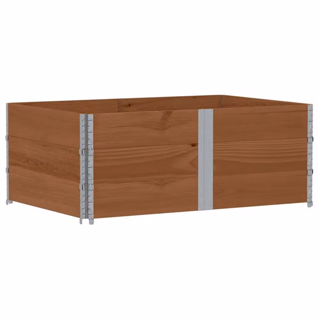 Set di 3 pareti per pallet in legno massello di pino marrone DESIGN IN, L: 150 cm, P: 100 cm, CFW9094861