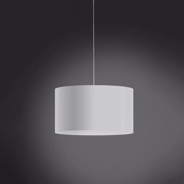 Lampadario da soffitto moderno Decolight Polilux Linea Zero bianco in plastica resistente agli urti e tagliabile