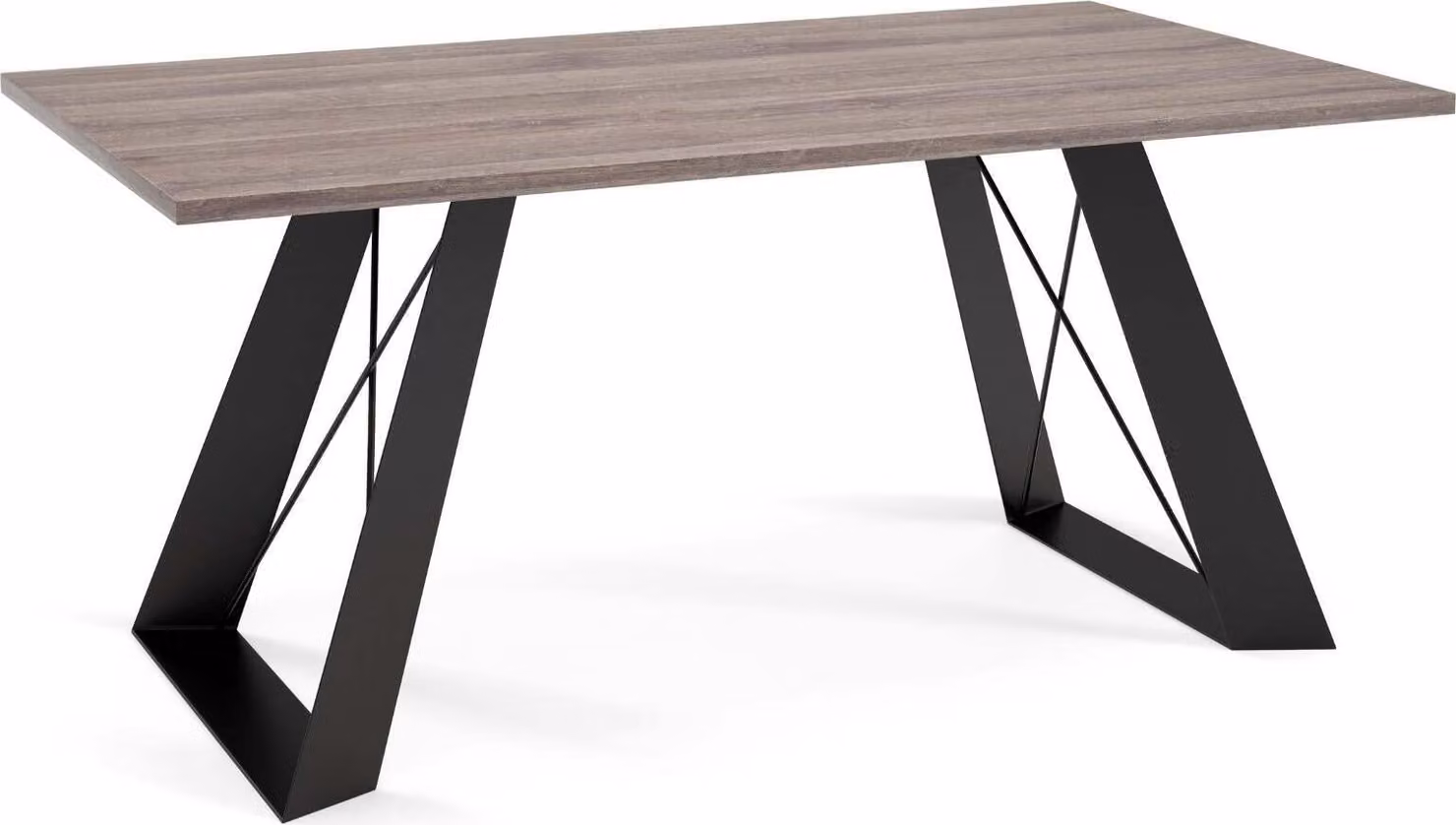 Tavolino FURNLUX Satis Marrone e Nero 60cm / Colore principale: Marrone / Dimensioni: 60 x 50 x 120 cm