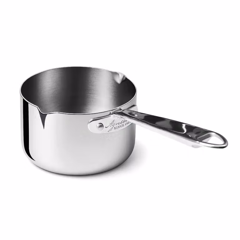 Casseruola alta per induzione Alu-inox 1907 3ply lucido per induzione, diam. 12 cm - 1 manico