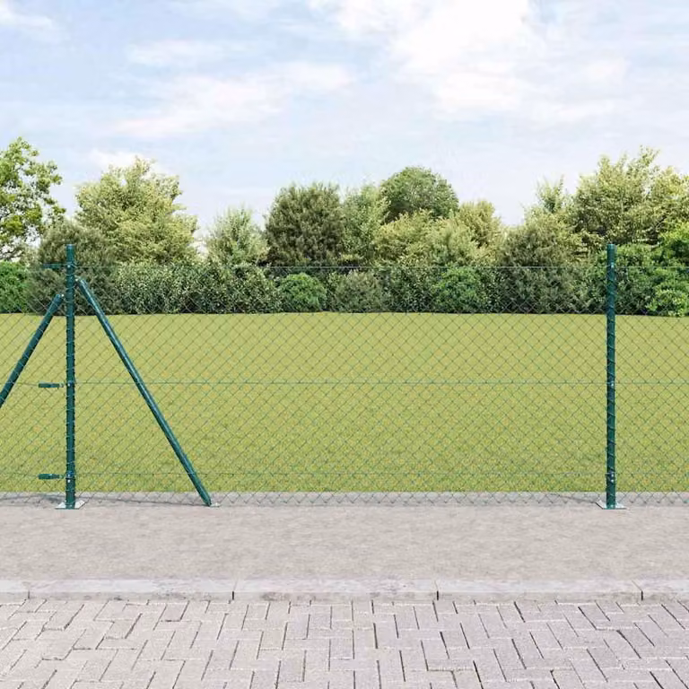 Maison Exclusive - Palo della recinzione Verde 25 x 1 m (rete da 40 x 40 mm)